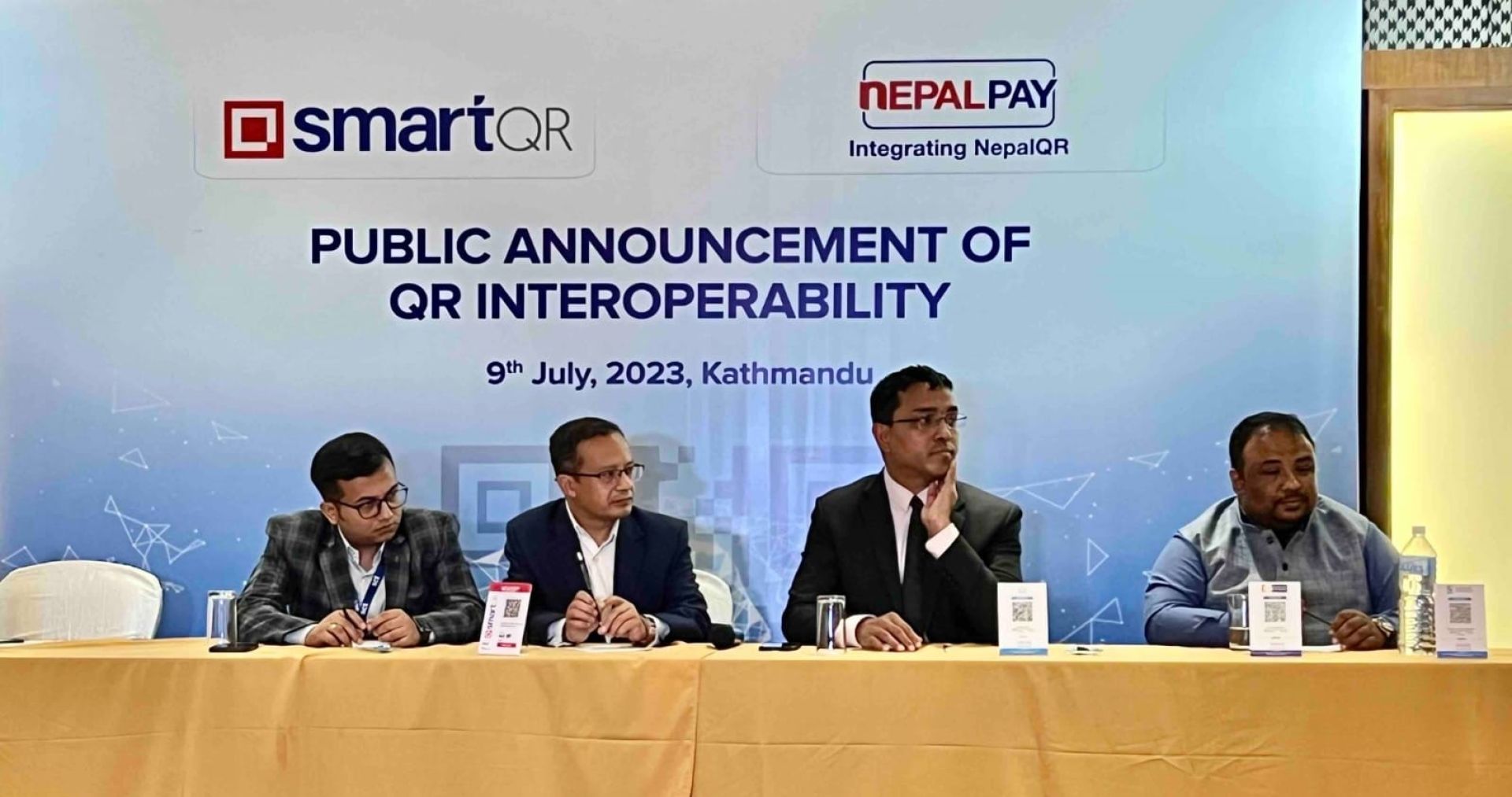 स्मार्ट क्यु आर र नेपाल पे क्यु आर अन्तरआबद्ध भई सेवा सुचारु